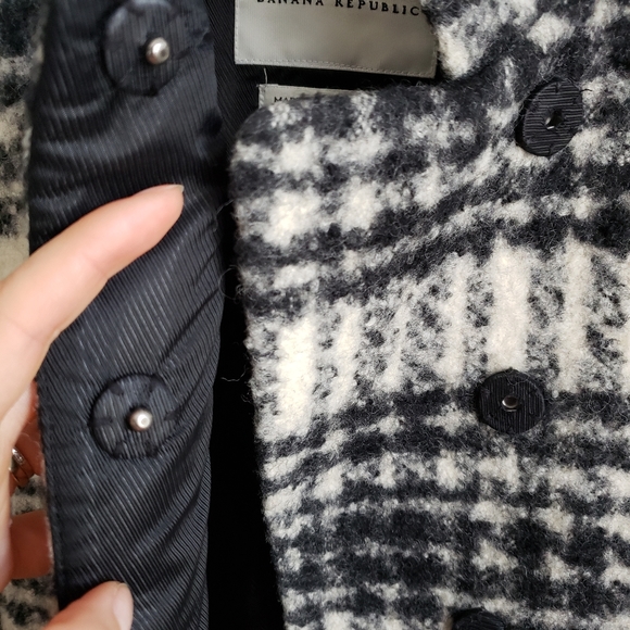 Banana Republic Black and White Wool XS - Picture 10 of 12